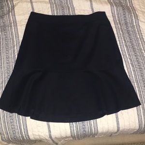 Banana Republic navy pencil skirt with flare